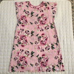 Gownies Pink Floral Hospital Gown
